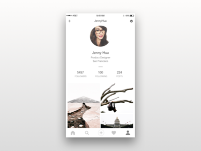 Daily UI #006 - User Profile