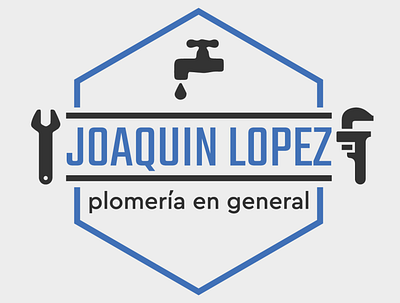 Joaquín Lopez plomero branding design graphic design logo