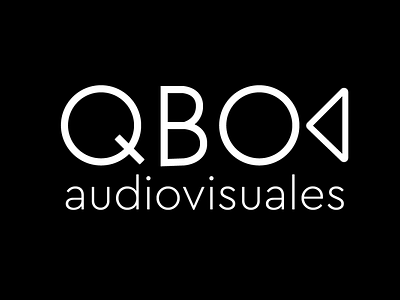 QBO audiovisuales branding design graphic design logo