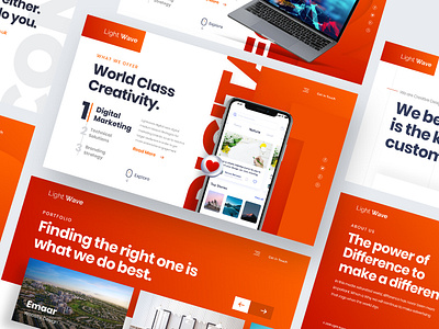 Creative Agency Landing Page Design Idea..!