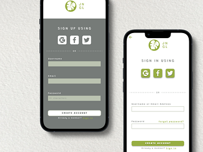 Sign Up / Sign In - 100 days of UX/UI - 001 app dailyuichallenge design ui ux