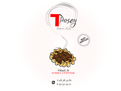 #GaufrePosey (Pour emballage) design graphic design logo
