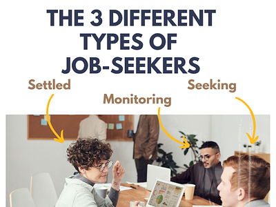 The 3 different types of job-seekers design graphic design illustration