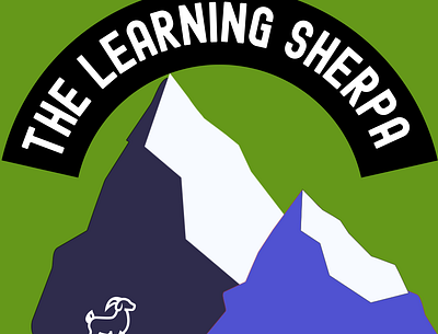 The Learning Sherpa Logo branding design graphic design logo logo design