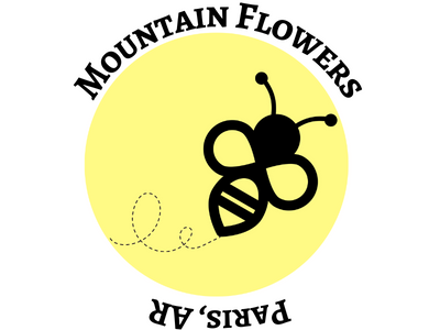 Mountain Flowers Logo design graphic design illustration logo