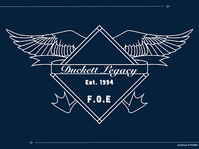 Logo: Duckett Legacy branding design graphic design illustration logo typography