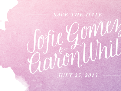 Watercolor save the date calligraphy handlettering save the date watercolor