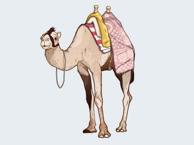 Camel berlin camel illustration vector