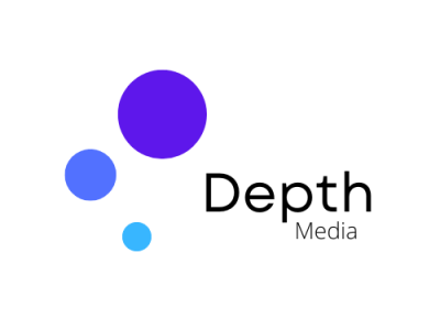 Depth Media Logo (fictional company)