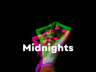 Midnights by Taylor Swift Album Redesign album graphic design illustration
