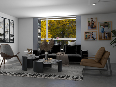 interior of living room 4k quality design living room mockup render images