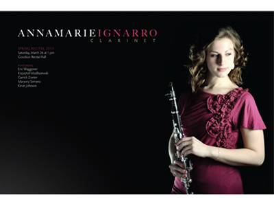 Clarinet Recital Poster