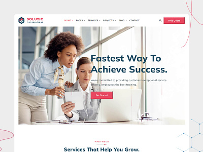 Solutic - IT Solutions and Services WordPress Theme agency business consulting digital digital agency digital business elementor it company it service it services it solution it solutions landing page services company software software agency startups technology themeforest wordpress theme