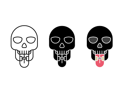 Skate or Die brand flat design icon idea illustration logo minimal simple skate skull