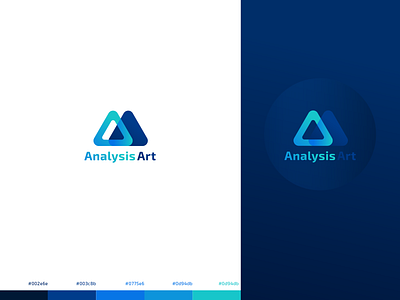Analysis Company analysis branding gradient design gradient logo identity logo logo 2d logo color palette logo sign