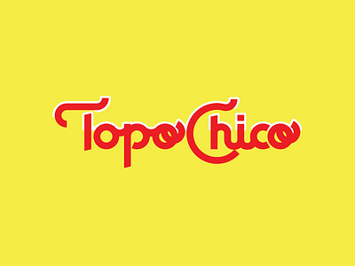 Topo Chico Logo Design branding logo design redesign topo chico typography
