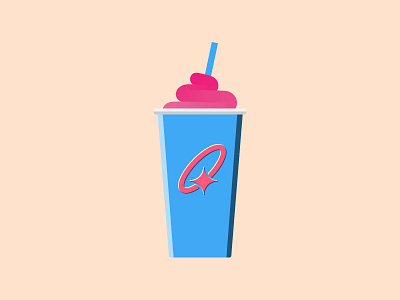 Cosmic Slurpee illustration illustrator slurpee