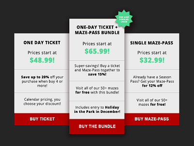 💸 Pricing Table Concept