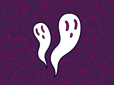 Spooky ghosts ghosts halloween illustratoripad spooky