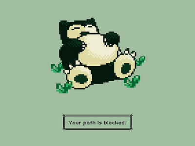 Pixel Snorlax pixel pokemon relaxo snorlax vector