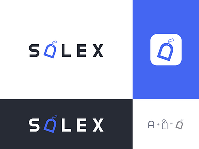 SALEX logo design brand identity branding design icon identity illustration logo logo mark logodesign logos logotype point of sale pos vector
