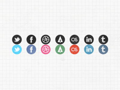 Grungy social media icons icons social media