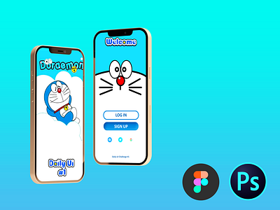 Doraemon World
Sign Up Screen (Daily UI #1)