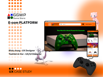 GGWP E-com Platform ui ux webdesign