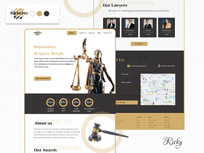 Richetto Law Firm | Web UI Design