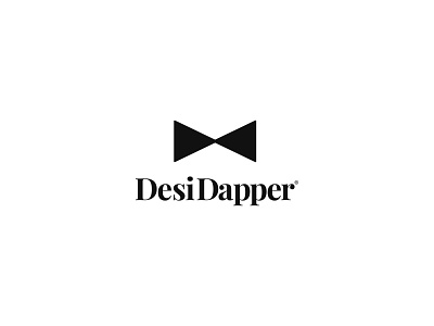 Desi Dapper bespoke brand identity branding coats fashion identity design jackets logo logo design logotype mens fashion menswear monochrome suits tailor tailored tailoring typography