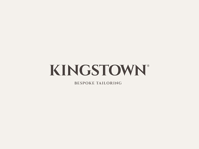 Kingstown bespoke brand identity branding design fashion logo logo design logotype typography vector