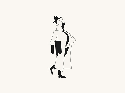 Doodle Gentleman brand identity branding design illustration ui ux vector