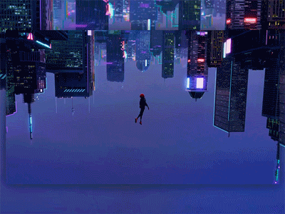 Into the Spider-Verse UI adobe adobexd aftereffects creativecloud design gif graphic design landing page loop photoshop spiderman spiderverse ui userinterface userinterfacedesign userinterfaces ux webdesign xddailychallenge