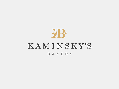 Kaminsky's Bakery branding design identity logo