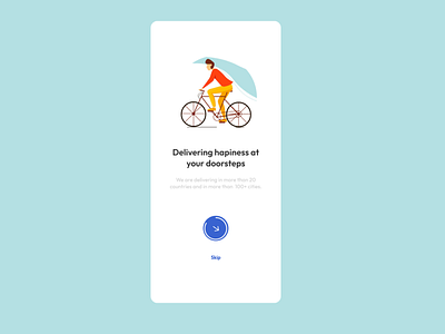 Delivery App app delivery design typography ui