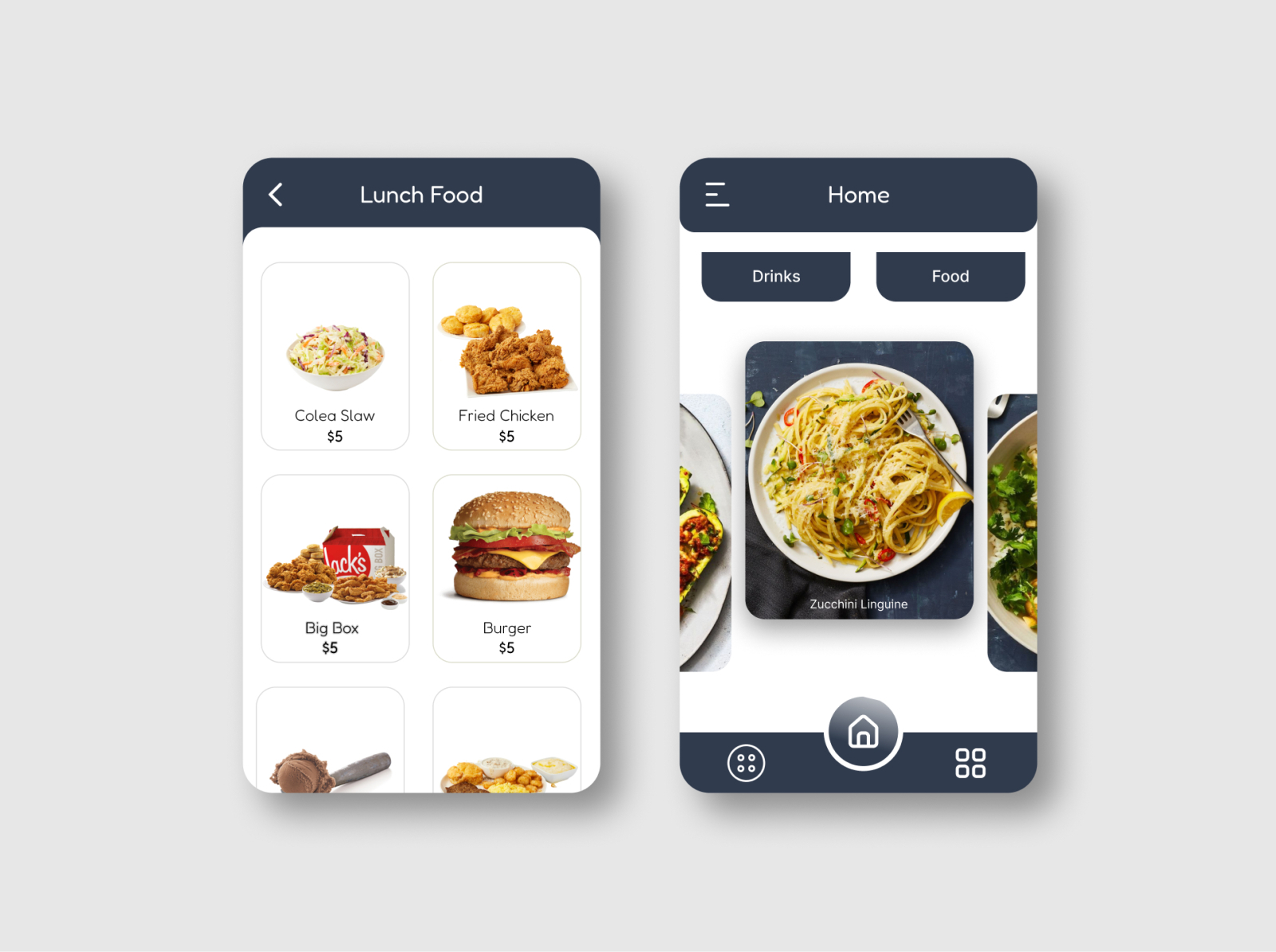 Challenge _28_food/drink menu by khalid Alhadi on Dribbble