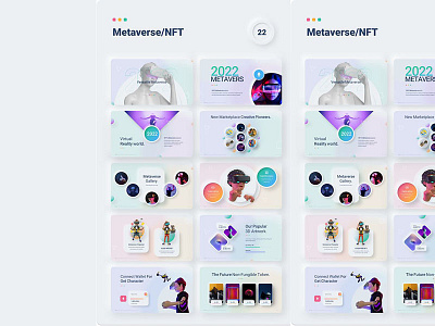 Metaverse NFT powerpoint presentation attractive branded business clean colorful company cool creative dark design light new powerpoint presenttion professional slide template trendy unique white