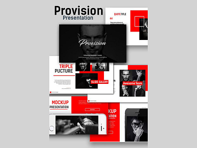 Provision powerpoint presentation attractive brand branded business clean company cool creative dark design light new nice powerpoint presentation professional red template trendy unique