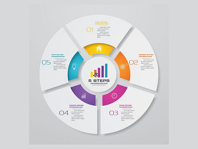 colorful infographics design