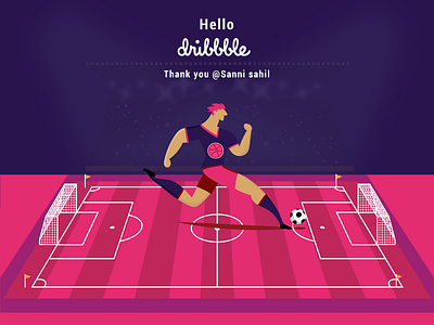 Dribbble invite Welcome shot