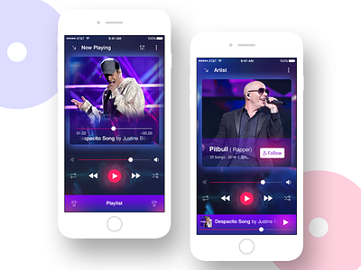 Music Player - Album design icons interaction ios motion music photoshop player sketch ui ux