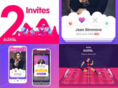 Top 4 Shots -Dribbble Review 2018 2018 trends 2019 dribbble invitaion love shots top ui