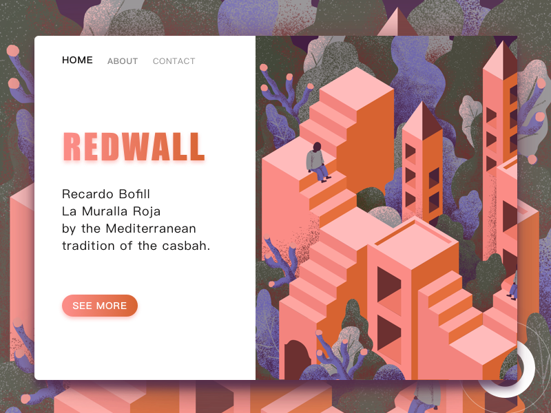 Red Wall by Summer77 on Dribbble