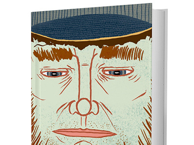 Moby Dick Book Cover book book cover face illustration moby dick portrait sailor story whale