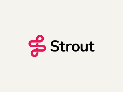 Strout - Logo Design brand brand design brand identity branding identity logo logotype minimal platform startup