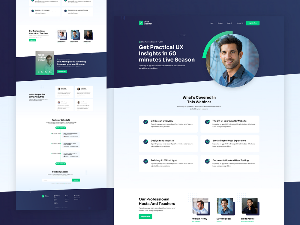 Webinar Theme Design By Mehrdad Touzande On Dribbble