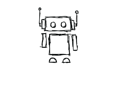 Little Bot antenna bot antenna robot bot icon illustrator logo robot robot antenna