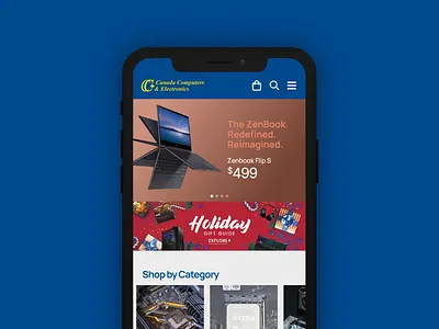 [WIP] Canada Computers Mobile Website canada computers mobile redesign ui webiste
