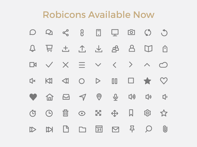 Robicons Font