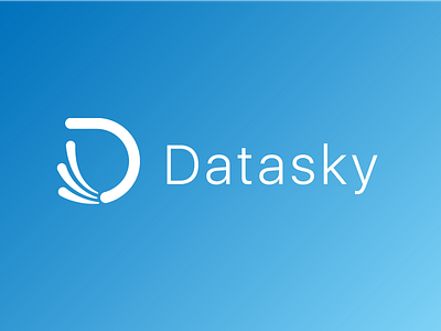 Datasky Logo cloud d data fireworks logo sky